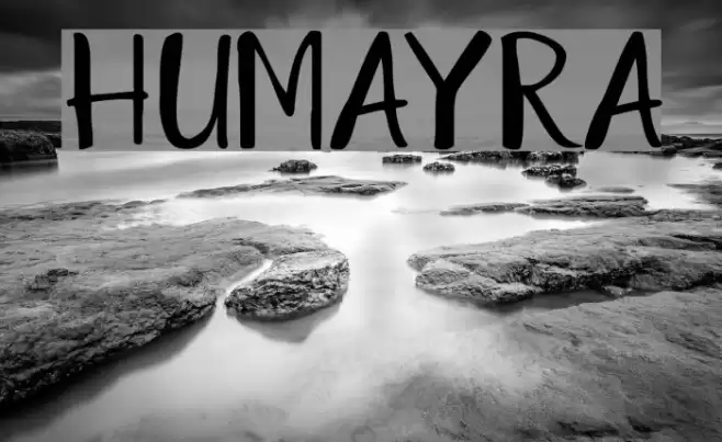 Humayra Font examples