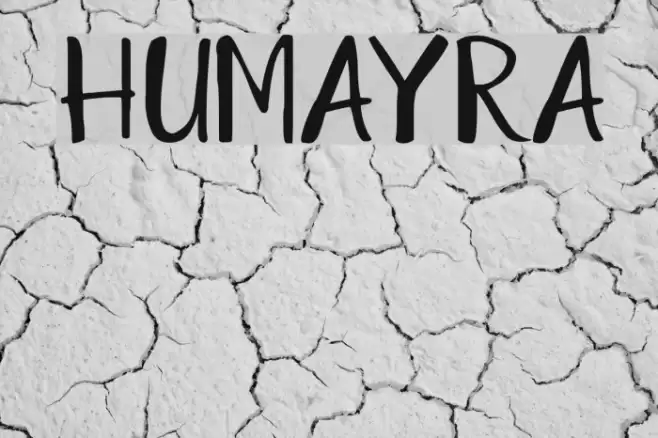 Humayra Font examples