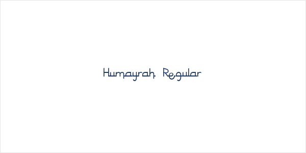 Humayrah Regular Logo