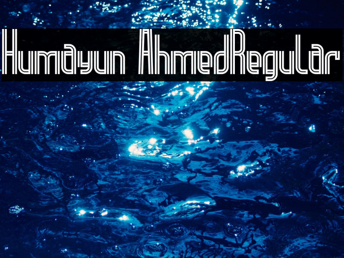 Humayun Ahmed-Regular Example 3