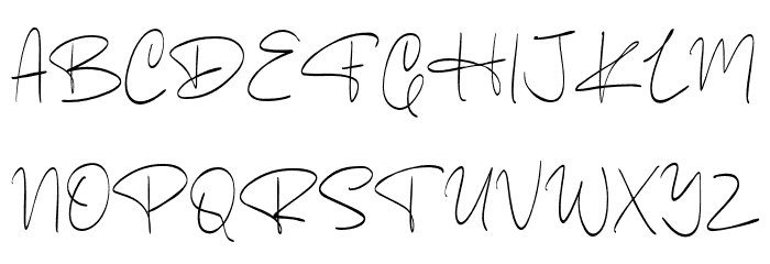 Humber Town Font UPPERCASE