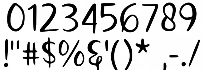 Humbert Regular Font OTHER CHARS