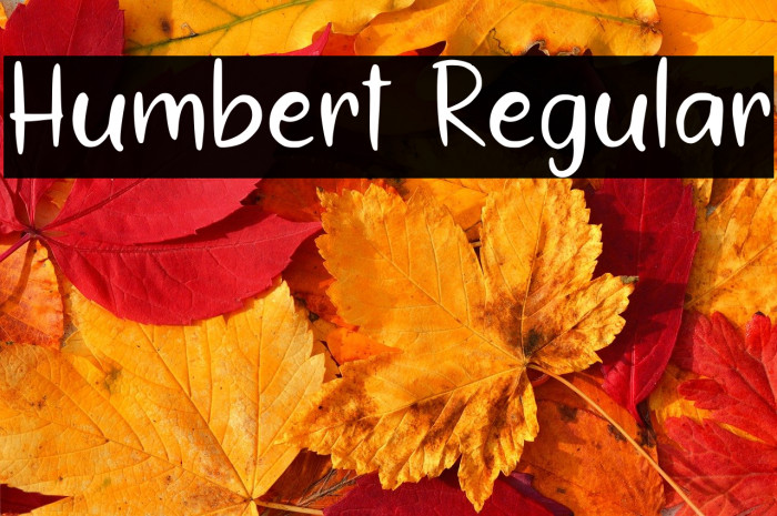 Humbert Regular Example 2