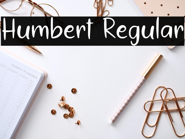 Humbert Regular Example 3