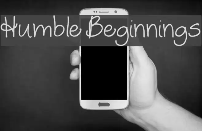 Humble Beginnings Font examples