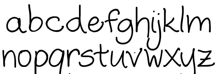 Humble Beginnings Font LOWERCASE