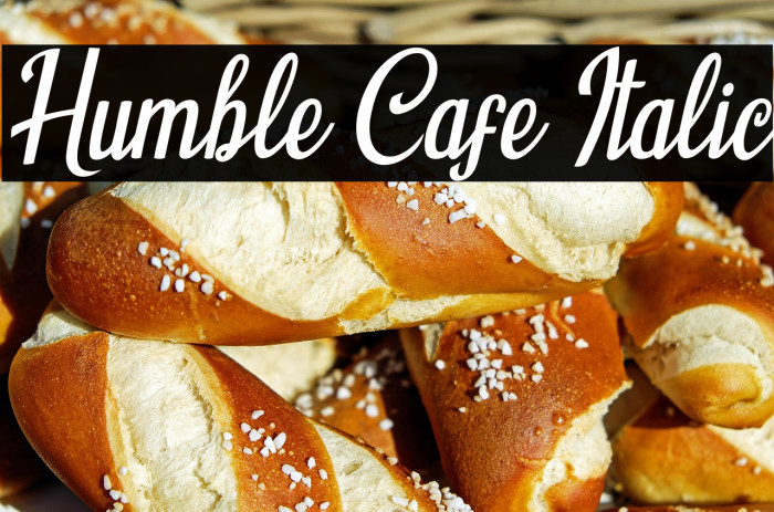 Humble Cafe Italic Example 2