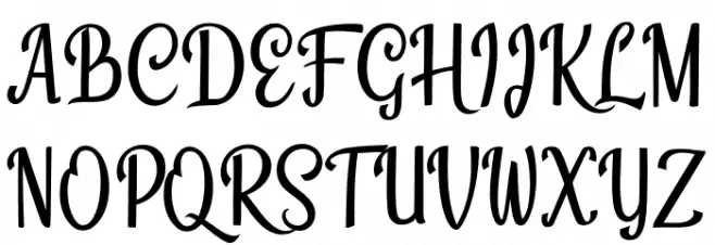 Humble Cafe Schriftart Groß