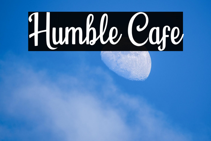 Humble Cafe Example 2