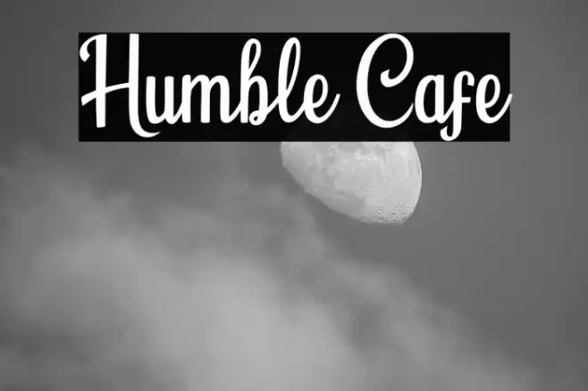Humble Cafe Font examples