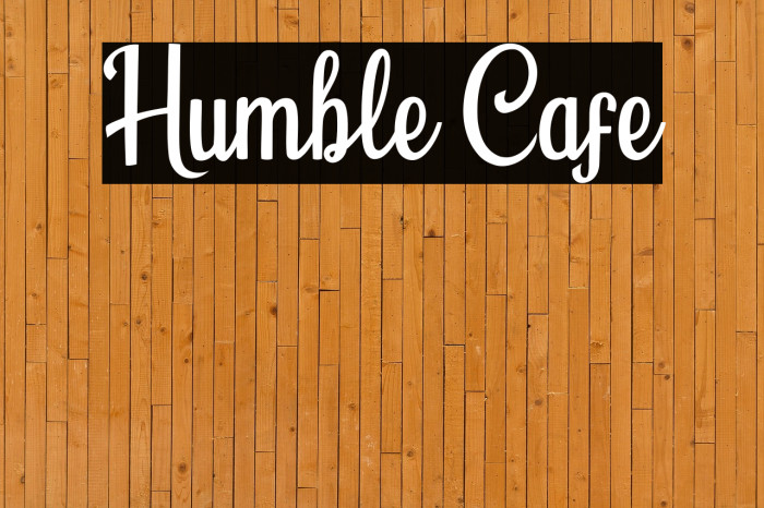 Humble Cafe Example 3