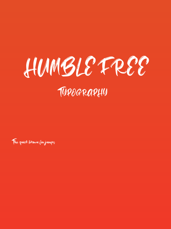 Humble FREE Poster