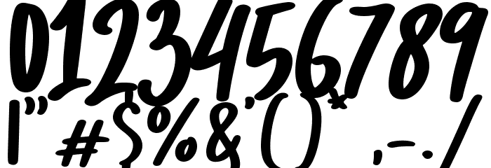 Humble Lettering Font OTHER CHARS