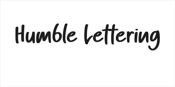 Humble Lettering Logo