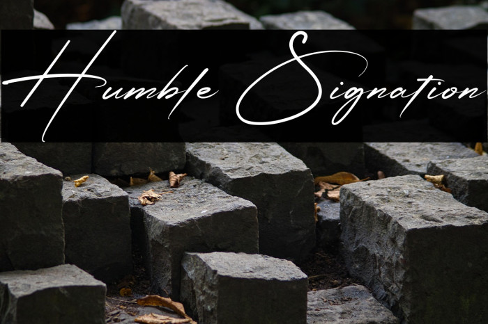 Humble Signation Example 3
