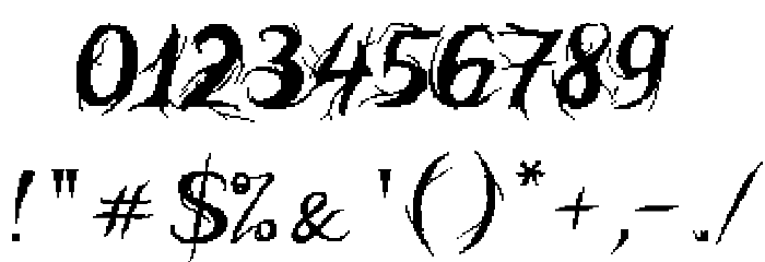 Humble Wall Font OTHER CHARS
