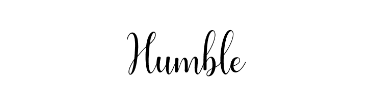 Humble  Descarca Fonturi Gratis