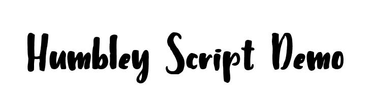 Humbley Script Demo  baixar fontes gratis