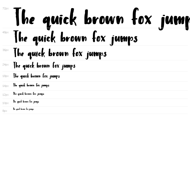 Humbley Script Demo Waterfall