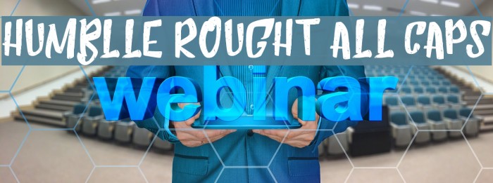Humblle Rought All Caps Font examples