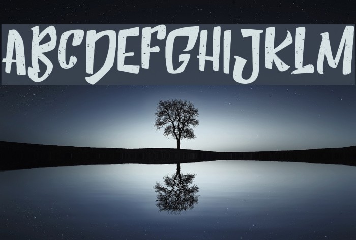HumblleRoughtAllCaps Font examples
