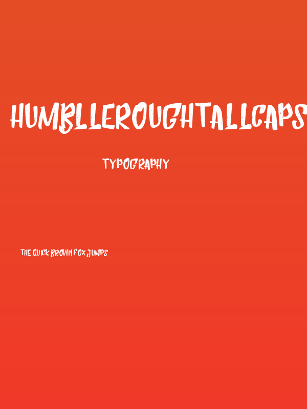 HumblleRoughtAllCaps Poster