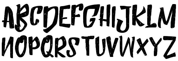 HumblleRoughtAllCaps Font LOWERCASE