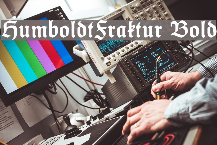 HumboldtFraktur Bold फ़ॉन्ट examples