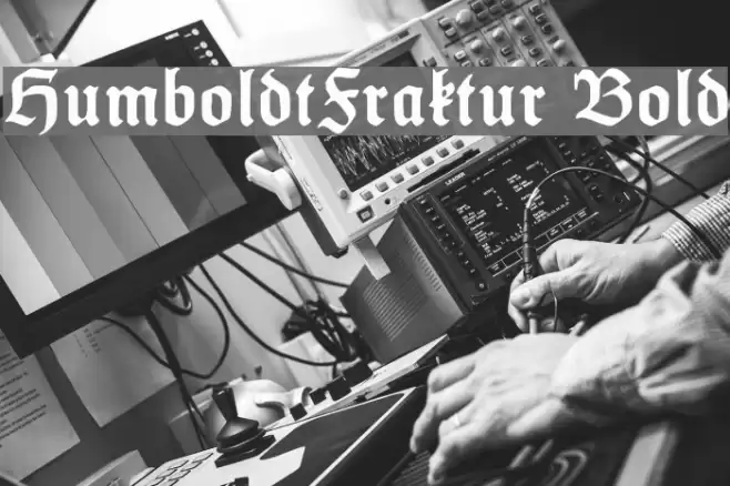 HumboldtFraktur Bold Font examples