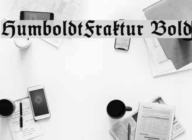 HumboldtFraktur Bold Font examples