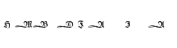 HumboldtFraktur Initialen  Descarca Fonturi Gratis