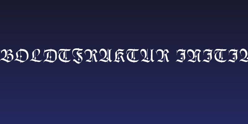 HumboldtFraktur Initialen Social Header