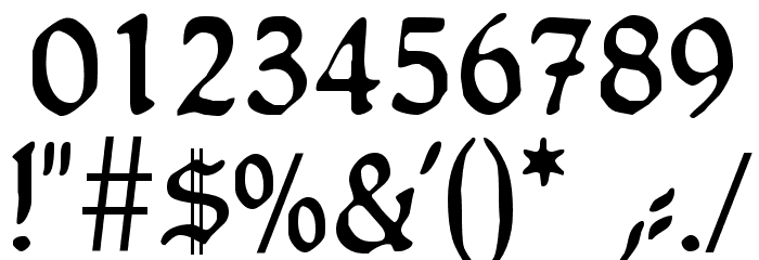 HumboldtFraktur Zier Schriftart Anderer Schreiben