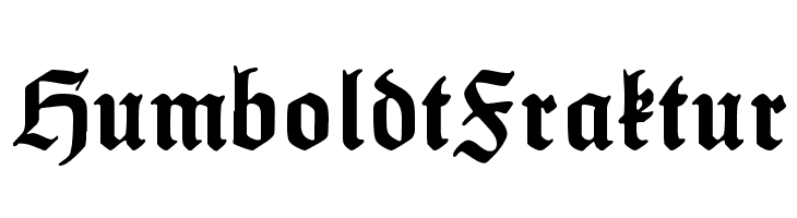 HumboldtFraktur Font