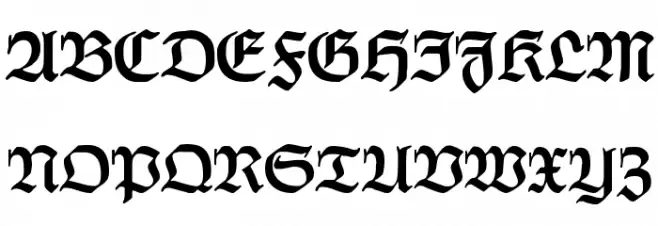 HumboldtFraktur Шрифта ВЕРХНИЙ