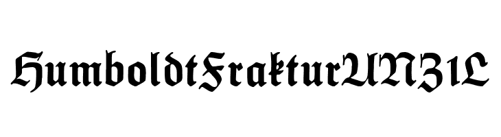HumboldtFrakturUNZ1L  les polices de caractères gratuit tlcharger