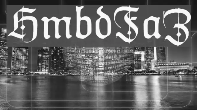 HumboldtFrakturZier Font examples