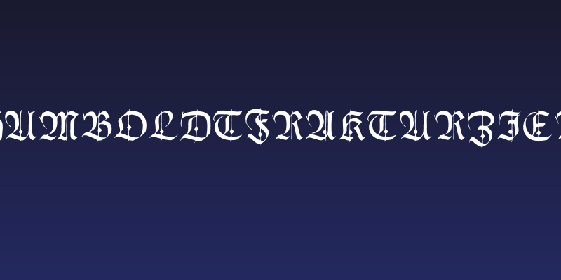 HumboldtFrakturZier Social Header