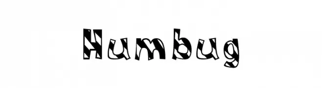 Humbug  नि: शुल्क फ़ॉन्ट्स डाउनलोड