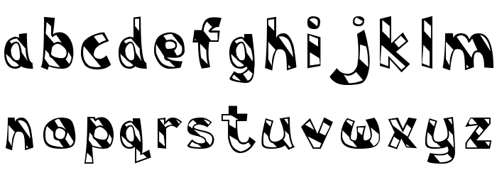 Humbug Font LOWERCASE