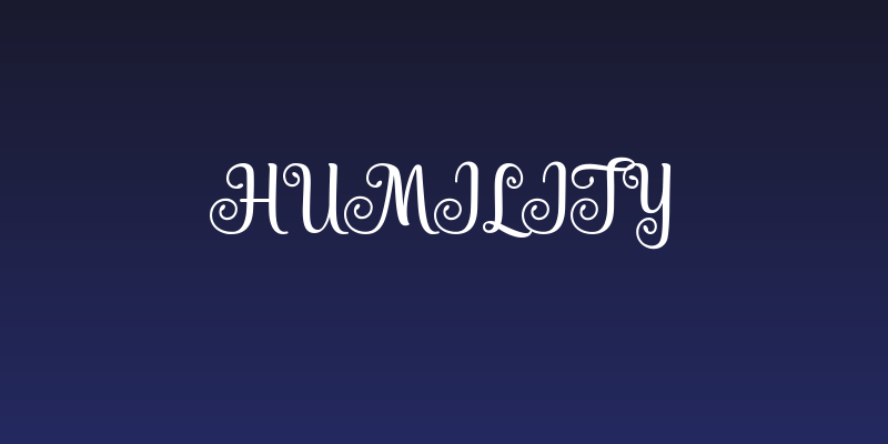 Humility Social Header