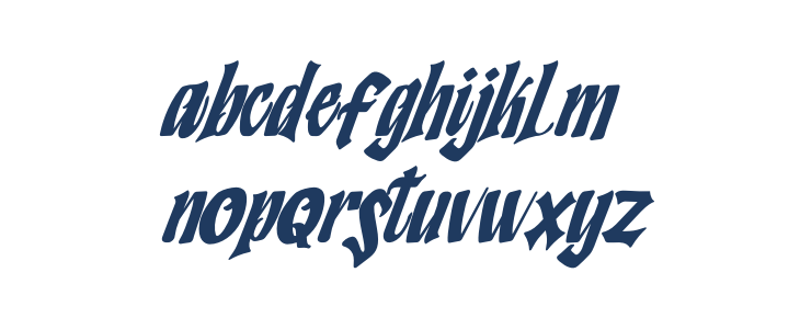 Humingson Italic Lowercase