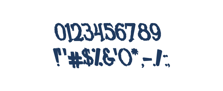 Humingson Rough Tilted Other Characters