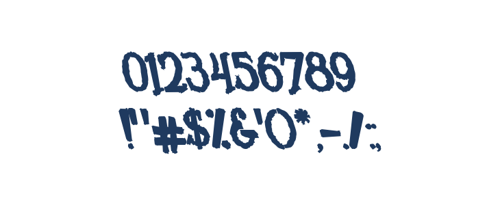 Humingson Rough Tilted Other Characters