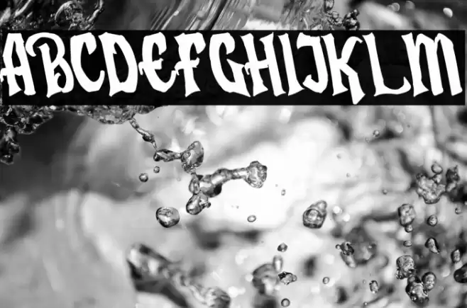 Humingson Rough Tilted Font examples