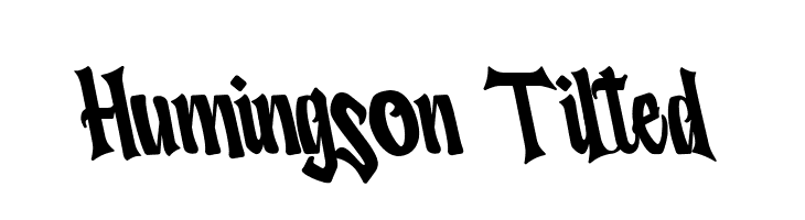 Humingson Tilted  baixar fontes gratis