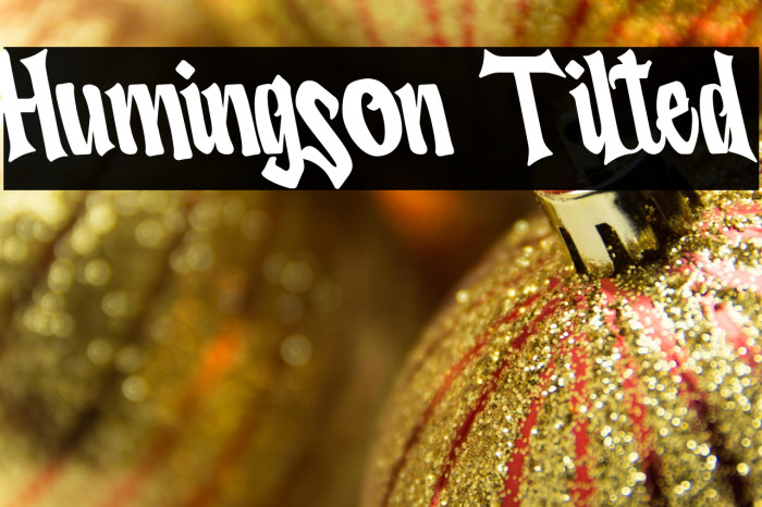 Humingson Tilted Example 1