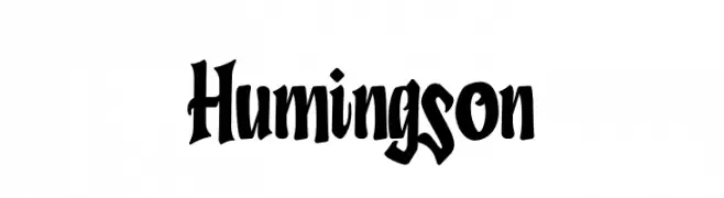 Humingson  Frei Schriftart Herunterladen