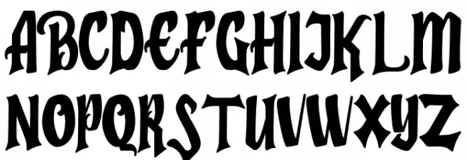 Humingson Schriftart Groß
