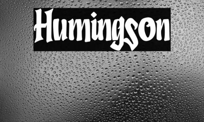 Humingson Font examples